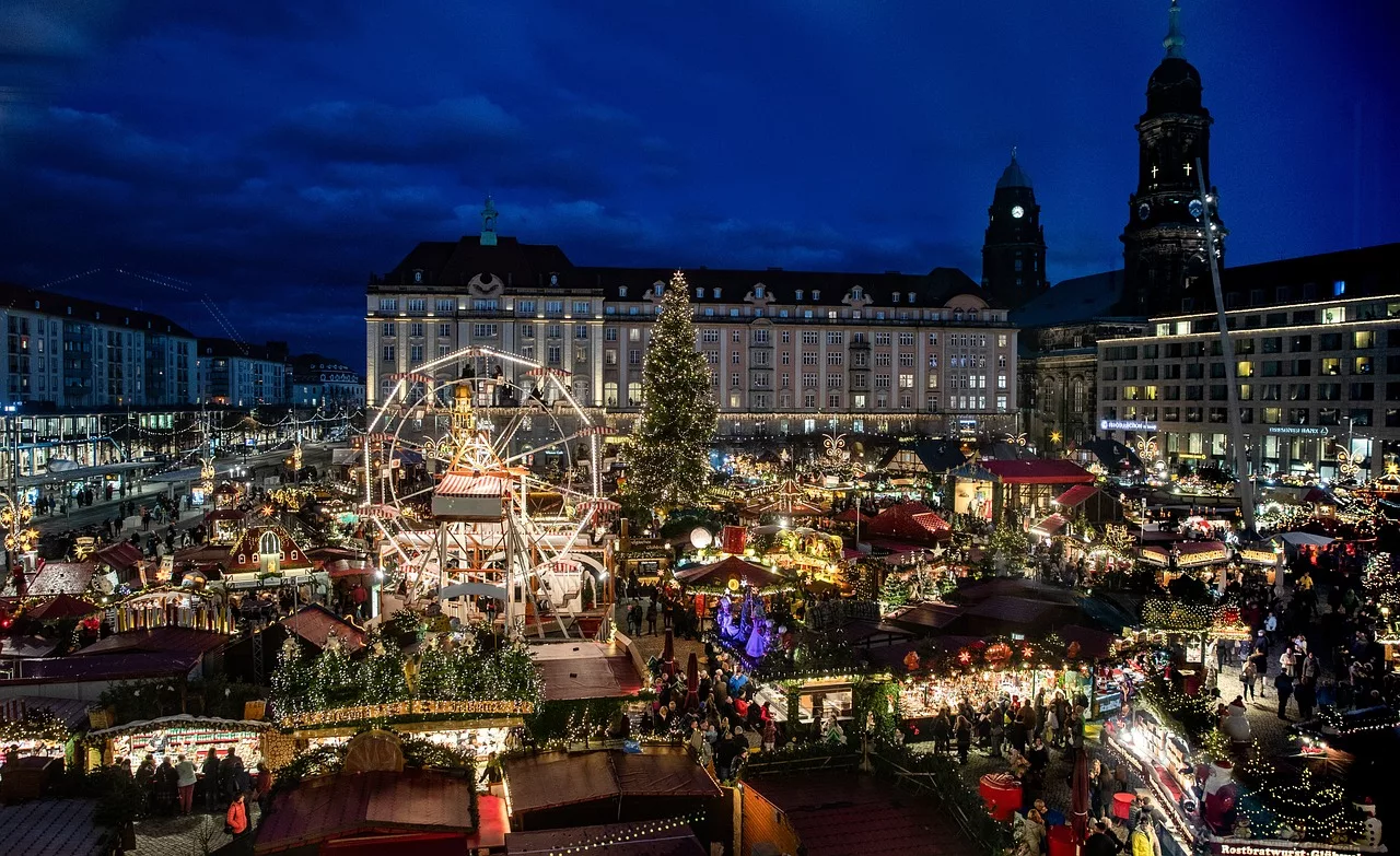 Der Weihnachtsmarkt in Dresden